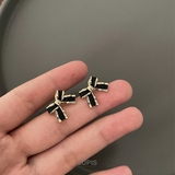 モノトーンリボンピアス【S925ポスト】 | LUPIS | 詳細画像5 