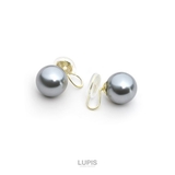 グレー | 大粒パールノンホールピアス・イヤリング | LUPIS