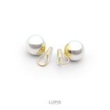 ホワイト | 大粒パールノンホールピアス・イヤリング | LUPIS
