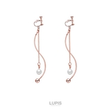 ウェーブ×チェーンイヤリング【ネジバネ式】 | LUPIS | 詳細画像4