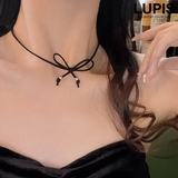 スエード調リボンチョーカーネックレス | LUPIS | 詳細画像1 