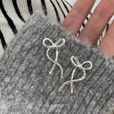 バックキャッチリボンピアス【S925ポスト】 | LUPIS | 詳細画像5