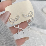 バックキャッチリボンピアス【S925ポスト】 | LUPIS | 詳細画像6