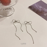 スネークチェーンリボンピアス【S925ポスト】 | LUPIS | 詳細画像3