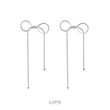 スネークチェーンリボンピアス【S925ポスト】 | LUPIS | 詳細画像4