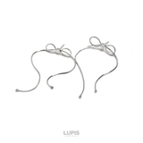 スネークチェーンリボンピアス【S925ポスト】 | LUPIS | 詳細画像5