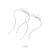 スネークチェーンリボンピアス【S925ポスト】 | LUPIS | 詳細画像6