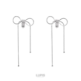 スネークチェーンリボンイヤリング【クリップ式】 | LUPIS | 詳細画像2