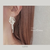 パールリボンピアス【S925ポスト】 | LUPIS | 詳細画像4 