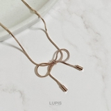 スネークチェーンリボンネックレス | LUPIS | 詳細画像9