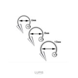 【18G】コーン×ボールサーキュラーバーベルボディピアス | LUPIS | 詳細画像3 