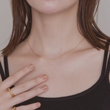 【金属アレルギー対応 316L】スキンチェーンステンレスネックレス | LUPIS | 詳細画像1