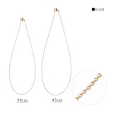 【金属アレルギー対応 316L】スキンチェーンステンレスネックレス | LUPIS | 詳細画像12