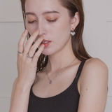 【金属アレルギー対応 316L】ドロップステンレスネックレス | LUPIS | 詳細画像2 