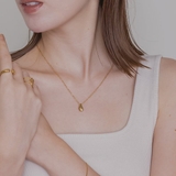 【金属アレルギー対応 316L】ドロップステンレスネックレス | LUPIS | 詳細画像3 