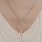 【金属アレルギー対応 316L】スネークチェーンラリエットステンレスネックレス | LUPIS | 詳細画像3 