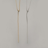 【金属アレルギー対応 316L】スネークチェーンラリエットステンレスネックレス | LUPIS | 詳細画像5 