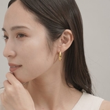 【金属アレルギー対応 316L】ニュアンスステンレスフープピアス | LUPIS | 詳細画像3 