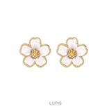 オーロラ×ゴールドフラワーピアス | LUPIS | 詳細画像2
