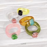 スクエアビジューアクリルリング | LUPIS | 詳細画像2