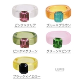 スクエアビジューアクリルリング | LUPIS | 詳細画像3