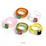 スクエアビジューアクリルリング | LUPIS | 詳細画像4