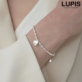 ボールチェーンメタルハートブレスレット | LUPIS | 詳細画像1 