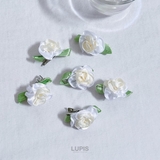 ≪2個入り≫エレガントガーリーフラワープチヘアクリップセット | LUPIS | 詳細画像3 