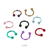 【16G】シンプルカラーサーキュラーバーベルボディピアス | LUPIS | 詳細画像2