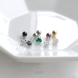 【18G】カラーストーンストレートバーベルボディピアス | LUPIS | 詳細画像4