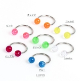 ラメボールサーキュラーバーベルボディピアス | LUPIS | 詳細画像2