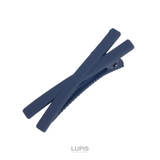 ネイビー | マットカラークロスヘアクリップ  | LUPIS
