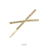 ベージュ | ≪1個入り≫クロスラインヘアピン | LUPIS