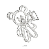 シルバー | ベアーメタルバンスクリップ【ヘアアクセサリー】 | LUPIS