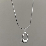 スネークチェーン変形メタルネックレス | LUPIS | 詳細画像4 