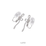 シンプルメタルリボンイヤリング | LUPIS | 詳細画像3