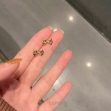 プチメタルリボンピアス【S925ポスト】 | LUPIS | 詳細画像4 