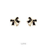 モノトーンリボンイヤリング【クリップ式】 | LUPIS | 詳細画像4