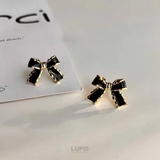 モノトーンリボンイヤリング【クリップ式】 | LUPIS | 詳細画像5