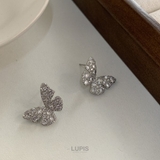 パヴェバタフライピアス【S925ポスト】 | LUPIS | 詳細画像3 
