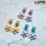 ハート×フラワークリップイヤリング | LUPIS | 詳細画像1 