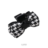 ≪1個入り≫千鳥柄リボンミニヘアクリップ | LUPIS | 詳細画像4 