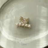 パール×ストーンミニヘアクリップ | LUPIS | 詳細画像4