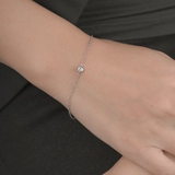 【金属アレルギー対応 316L】ソリティアストーンブレスレット | LUPIS | 詳細画像2 