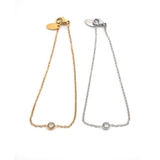 【金属アレルギー対応 316L】ソリティアストーンブレスレット | LUPIS | 詳細画像6 