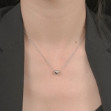 【金属アレルギー対応 316L】ぷっくりハートスレンレスネックレス | LUPIS | 詳細画像1 