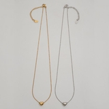 【金属アレルギー対応 316L】ぷっくりハートスレンレスネックレス | LUPIS | 詳細画像3 