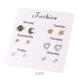 ギャラクシーパールハートピアスセット【小ぶり セットピアス】 | LUPIS | 詳細画像2