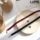 ハート×ベロアチョーカーネックレス | LUPIS | 詳細画像1 