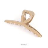 ベージュ | シンプルバンスヘアクリップ【ヘアアクセサリー】 | LUPIS